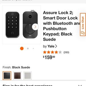 Yale Assure Lock 2 Smart Door Lock - Black